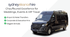 Luxury chauffeur vehicle in Sydney—immaculately presented, discreetly styled, ready for premium guest transfers and formal events
