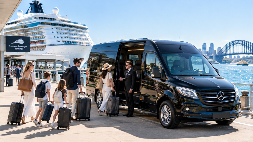 Mercedes Sprinter cruise transfers from Sydney's Northern Beaches