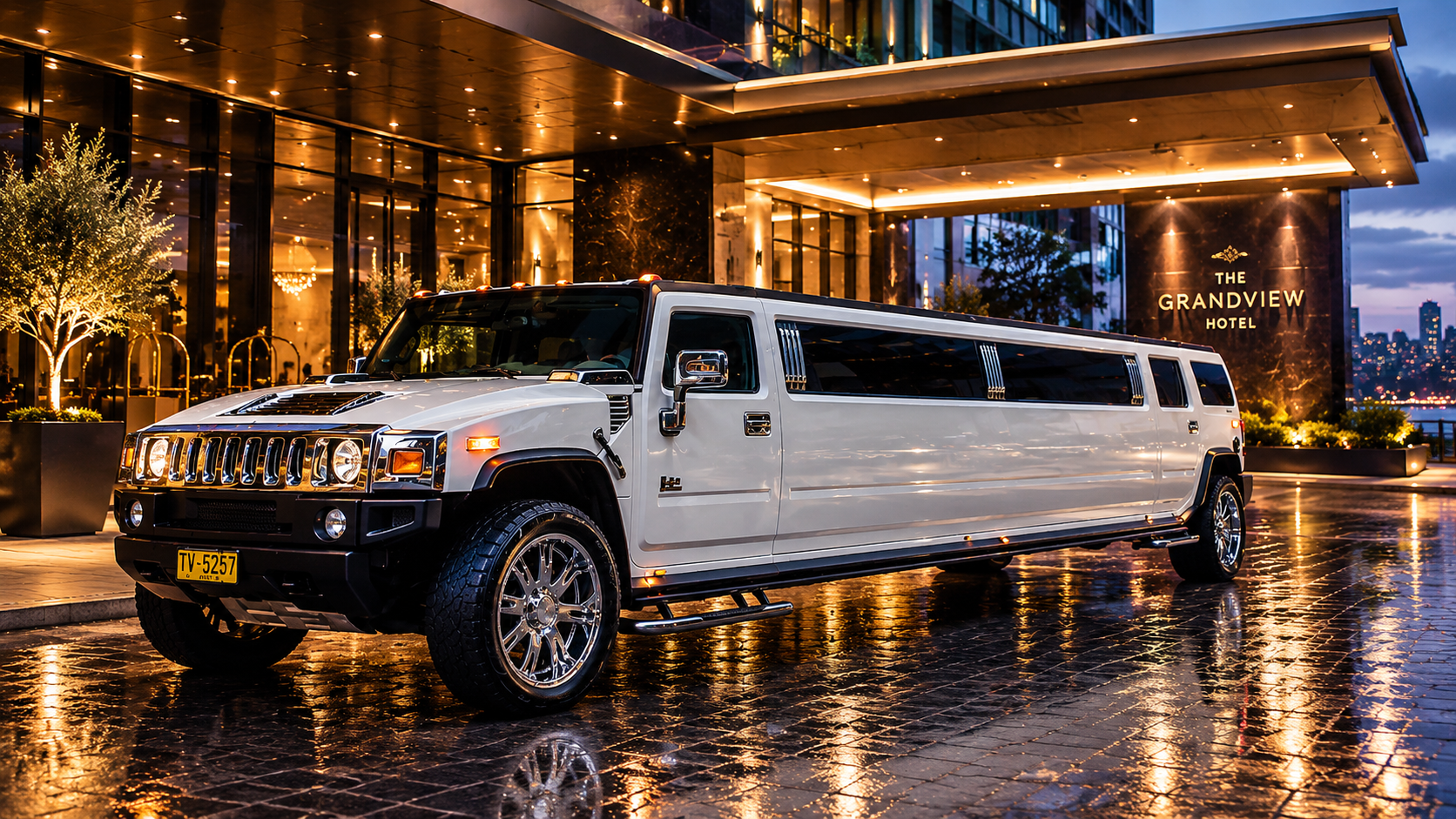 Make a grand entrance with room for up to 14 guests—the ultimate stretch Hummer for your school formal